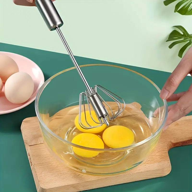 Batidor semiautomático acero inoxidable cocina