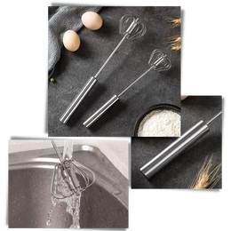 Batidor semiautomático acero inoxidable cocina